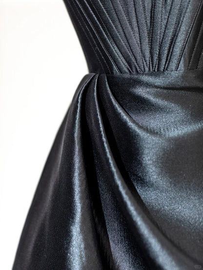 Magnifique Robe de Bal bustier, robe de soirée noire longue inspiration tenues de soirée RB3995