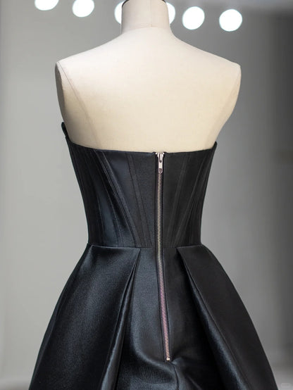 Magnifique Robe de Bal bustier, robe de soirée noire longue inspiration tenues de soirée RB3995
