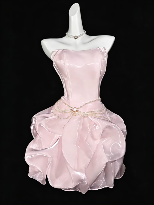 2026 New Ball Gowns Strapless Short Mini Short Homecoming Graduation Dress Cocktail Dresses N4299