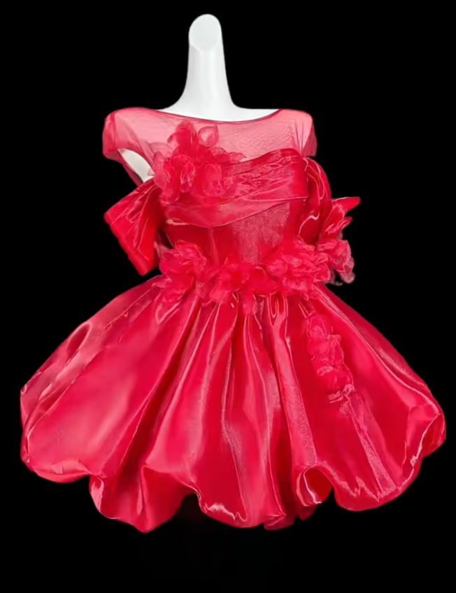 Süßes Ballkleid schulterfrei Mintgrün Kurz Mini Party Geburtstag Cocktail Heimkehrkleider N4352