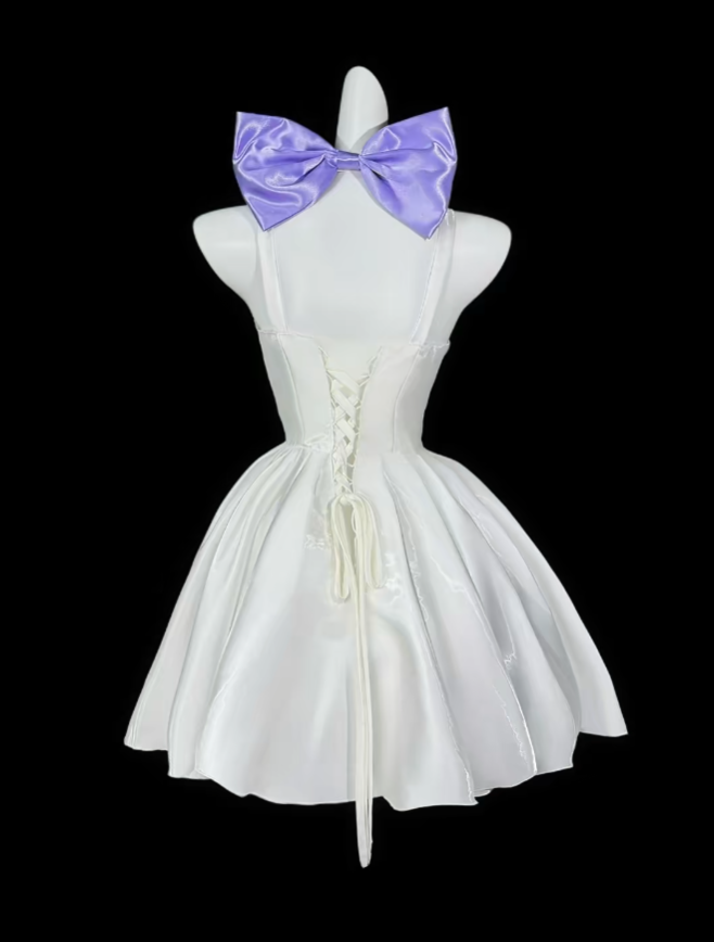 Robes de bal uniques à bretelles spaghetti blanches courtes mini robes de fête pour la remise des diplômes et le bal de promo N4422
