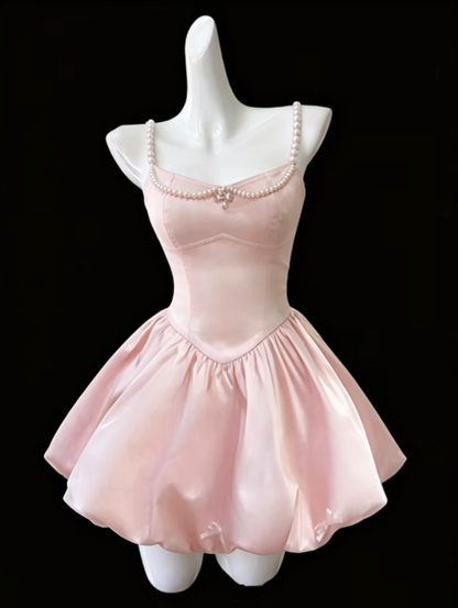 Modische Ballkleider Spaghettiträger Pink Mini Senior Short Hoco Kleider High School Homecoming Kleider N4682