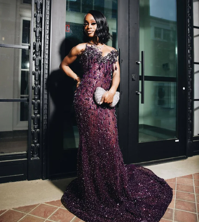 Sexy Meerjungfrauen-Abendkleid mit Herzausschnitt, Pailletten, Perlen und Strasssteinen, langes Abendkleid AB2103