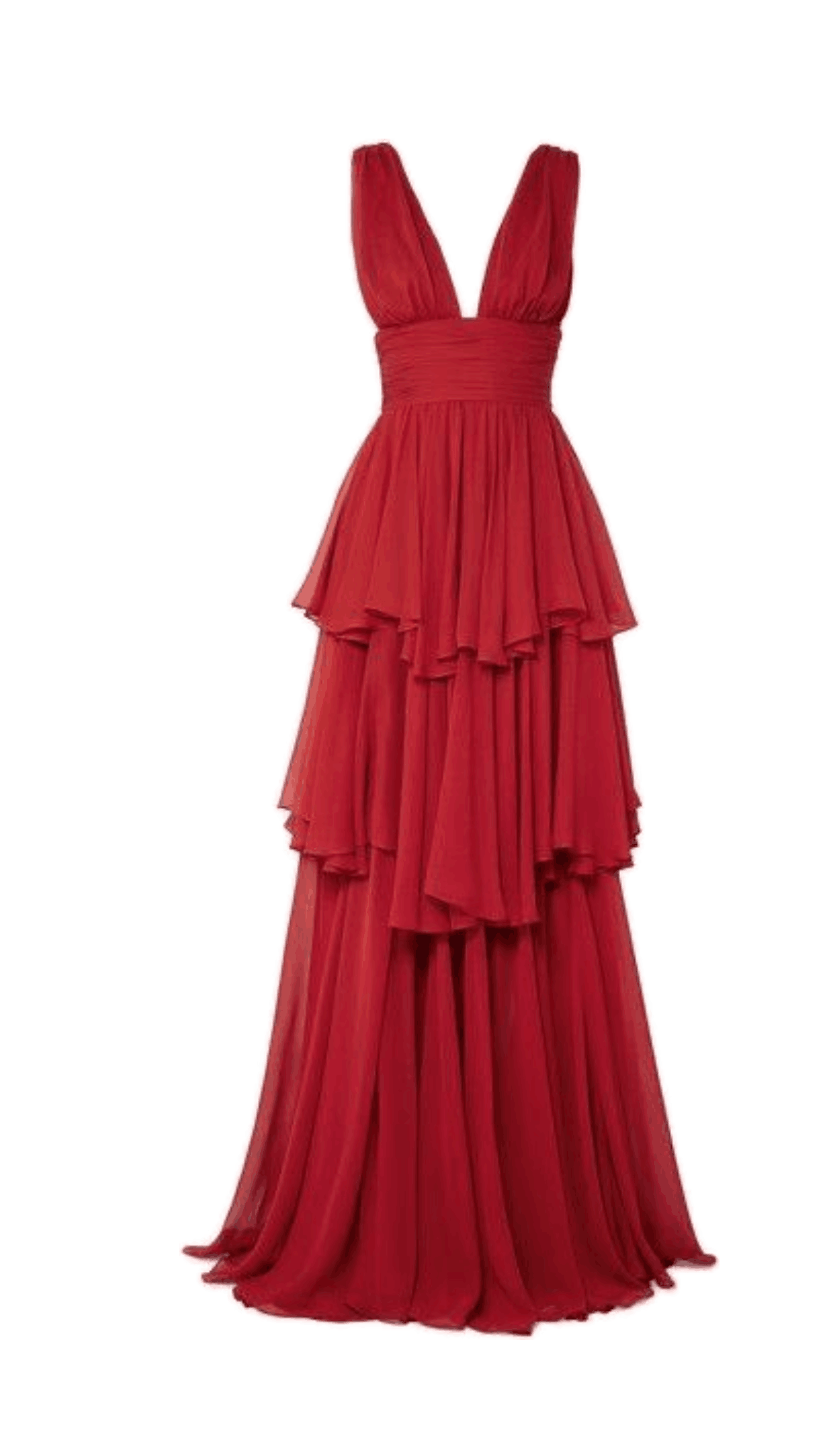 Elegantes dunkelrotes A-Linien-Stufen-Chiffon-Abendkleid in Bodenlänge für Damen, Mädchen und Teenager Abschlussballkleider N2337