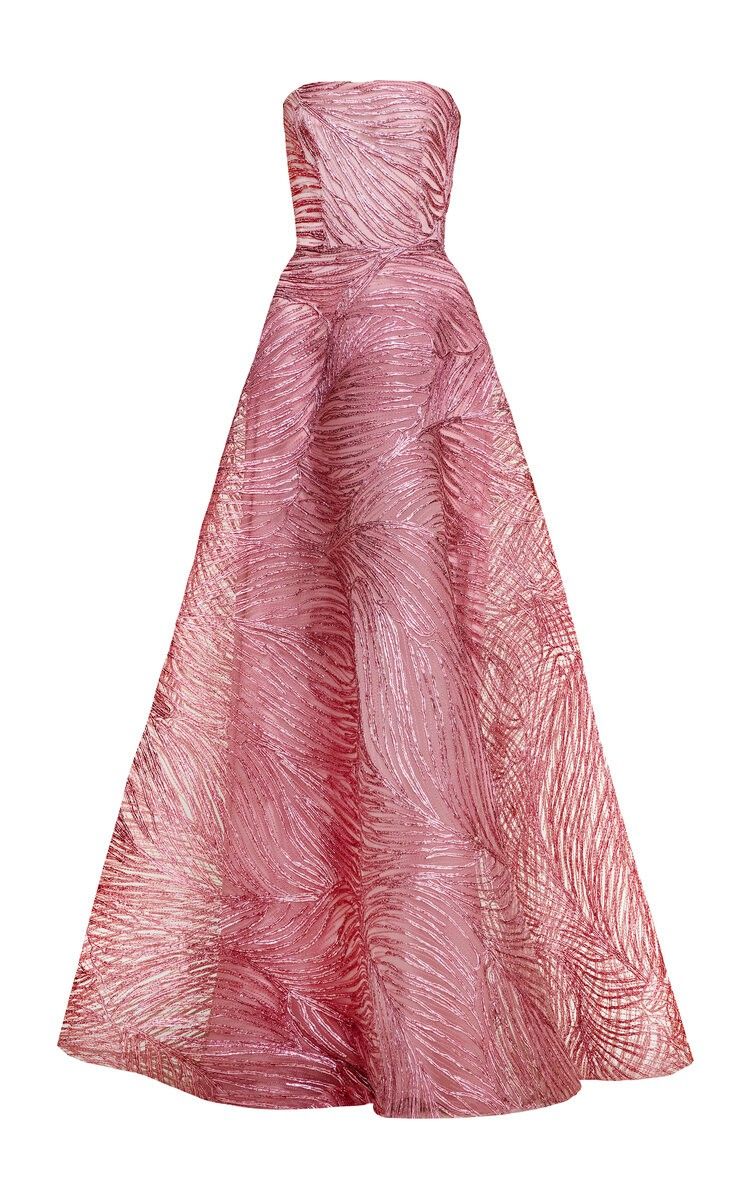 Robe longue de bal sans manches sexy sans bretelles rose pour femmes, filles, adolescentes N2341