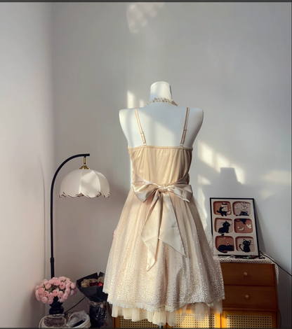 Vintage A Line Spaghetti Strap Champagne Tulle With Flowers 17th Birthday Homecoming Dress Graduation Outfits RB6806
