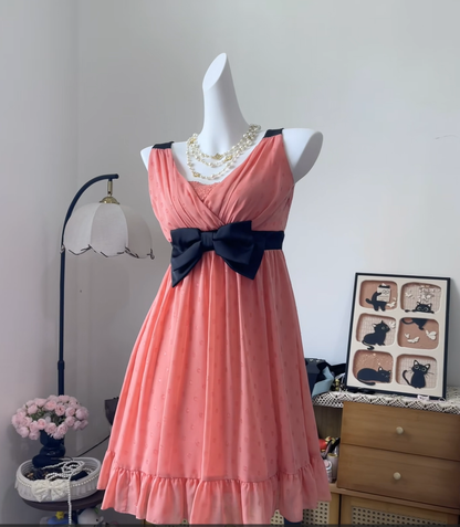 Modest A line V Neck Pink Chiffon Short High School Homecoming Dress Inspo Ideas Mini Party Dresses RB6963