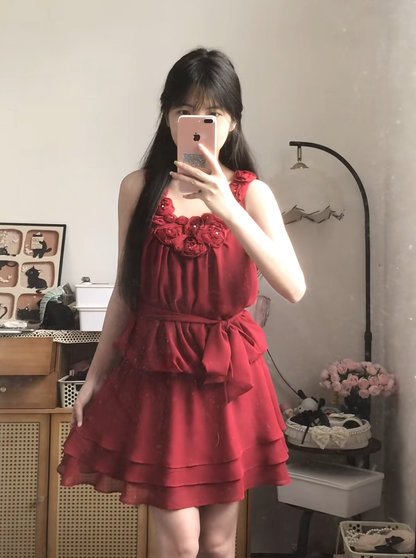 Elegant A line Square Neck Burgundy University Ideas Homecoming Dress Inspo Short High School Senior Graduation Outfit RB6969