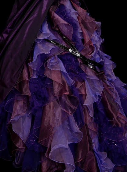Vintage Ballkleid, trägerlos, lila, Sweet 16 Kleider, Quinceanera Kleid, lang, Vestidos De Fiesta N1323
