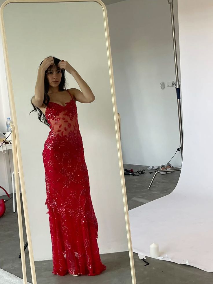 Amazing Mermaid Spaghetti Straps Black Lace Sequin Long Prom Dresses Inspiration Party Dress Prom Gown RB1413