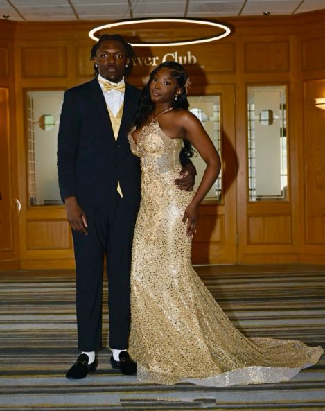 Chic Mermaid Sweetheart Gold Sequin Beaded Prom Dresses Party Dress 20th Birthday Outfits Graduation Dress RB1409