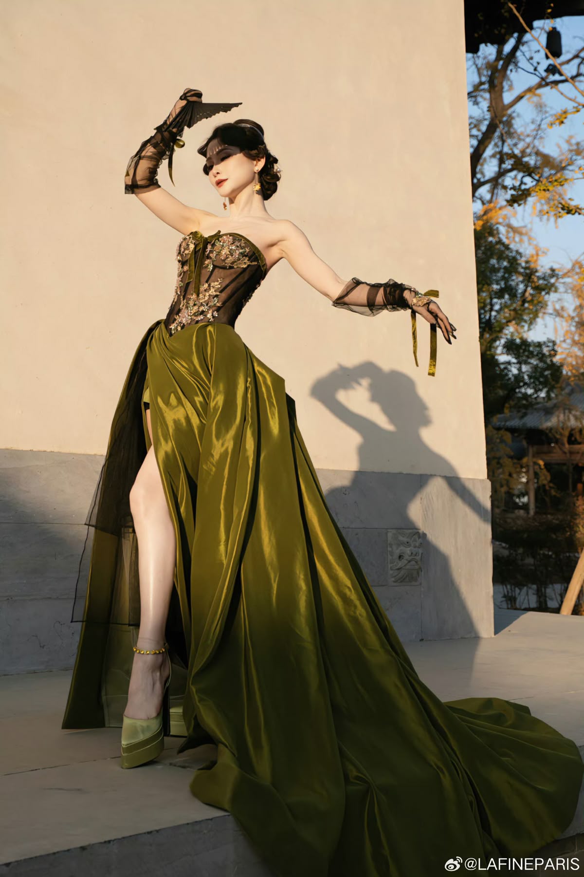 Robe de bal longue en satin bordeaux, bustier, chic, avec dentelle, vert olive, tenue de soirée pour 18 ans, RB1639