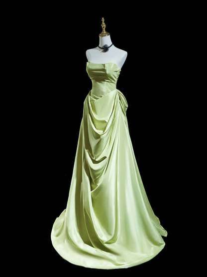 Elegante Meerjungfrau Schatz Mintgrün Satin Lange Ballkleider Beeindrucken 18. Geburtstag Outfits Ballkleid RB1847