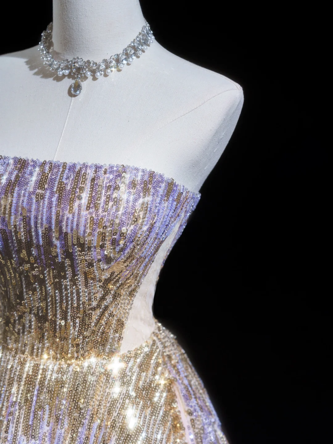 Hübsches Ballkleid mit trägerlosem Pailletten-Abschlussballkleid im Senior-Stil, ästhetische Ballkleider, formelle Outfits, Abschlusskleid RB1926