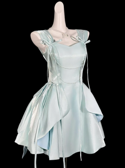 Charming Ball Gown Sweetheart Light Green Mini University Ideas Homecoming Dress Inspo Short Birthday Dresses Senior Graduation Outfit RB7047
