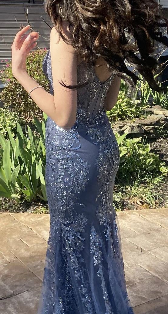 Sparkly Mermaid Spaghetti Straps Gray Sequins Prom Dresses Party Dress 21st Birthday Outfits Graduation Dress RB862