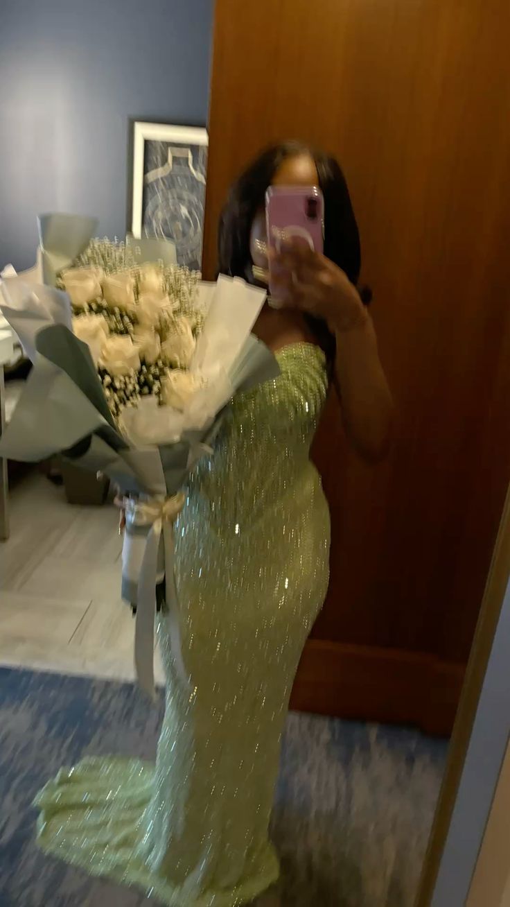 Unique Mermaid Sweetheart Yellow Sequins Prom Dresses Long Party Dress 23rd Birthday Outfits Graduation Dress RB953