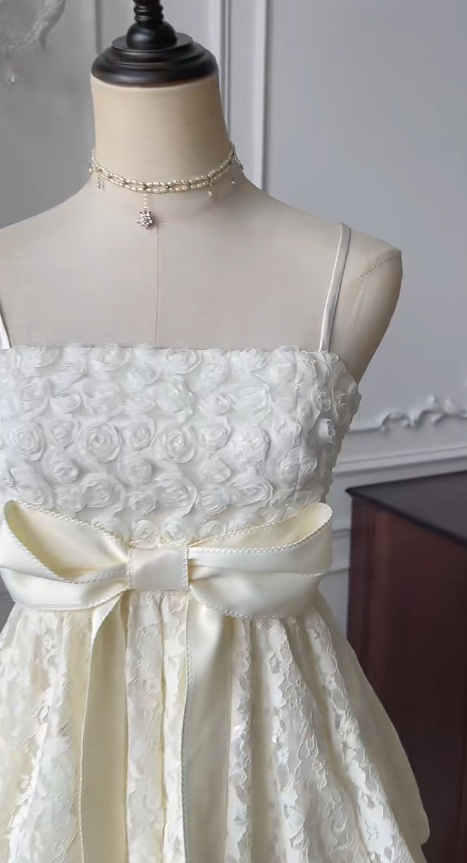 Süße Spaghettiträger A-Linie Spitze Kurzes Ballkleid Homecoming Kleid RF0766