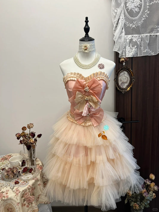 Wunderschönes A-Linien-Kurzballkleid aus Tüll mit herzförmigem Ausschnitt und Schleife, süßes Homecoming-Kleid, RF0968