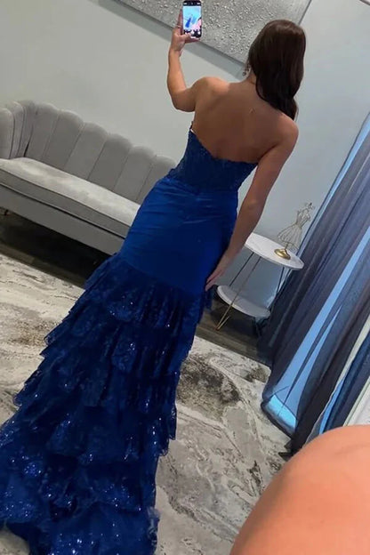 Modest Mermaid Sweetheart Red Slit Lace Prom Dresses Inspiration Prom Dress Graduation Dress RB1165