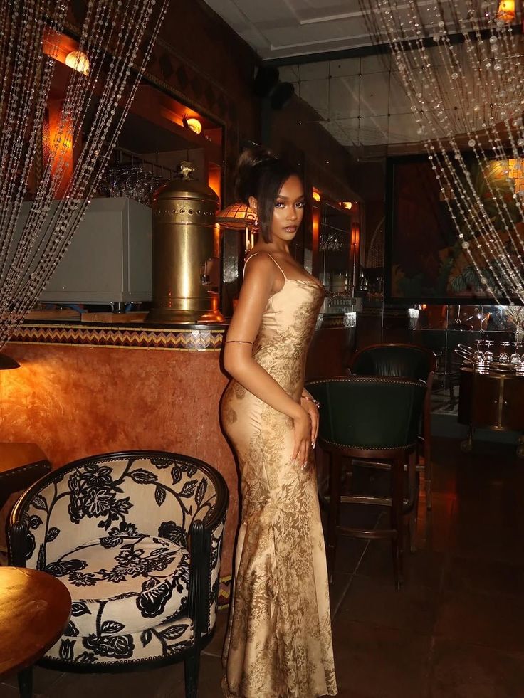 Élégante robe de soirée sirène longue dorée, sexy et élégante, nouveauté N1096