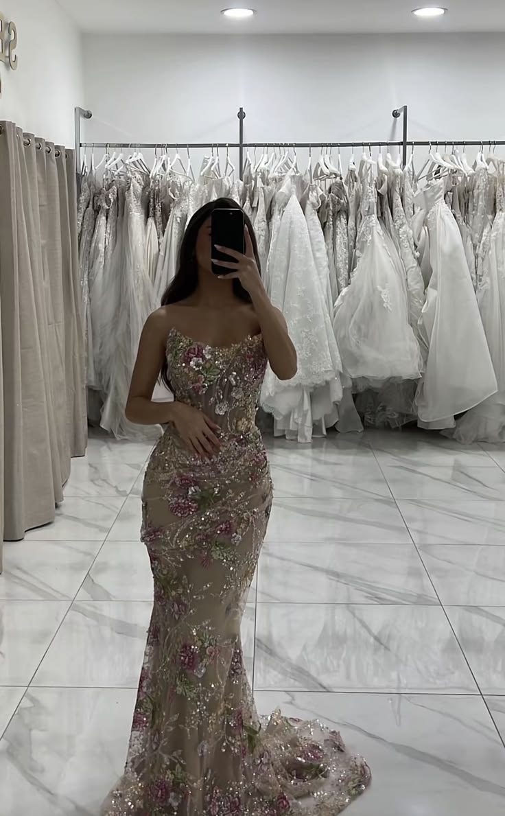 Prom Dress Sexy Mermaid Sweetheart Champagne Floral Lace With Beading Long Graduation Dance Night Party Dresses RC1027