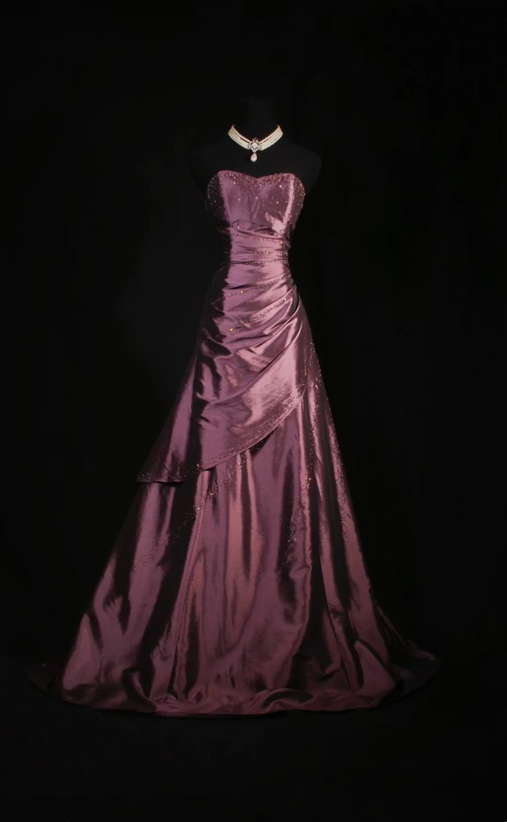 Sweetheart Satin A Line Prom Dress Beaded Formal Evening Dress N1790
