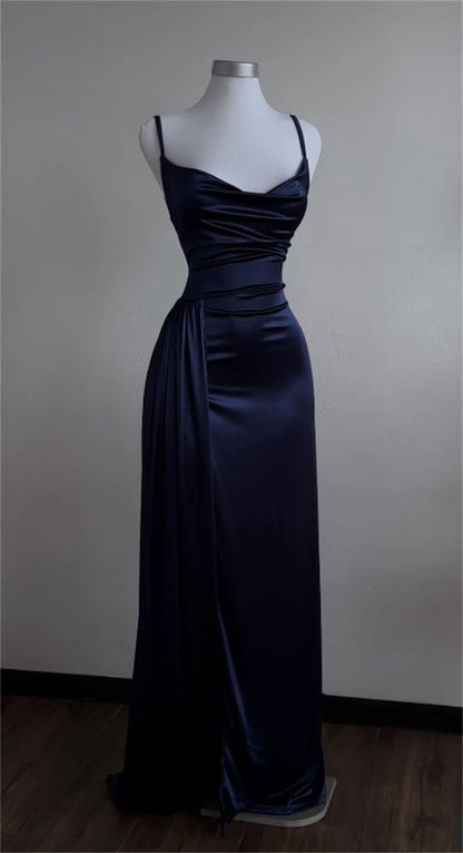 Robe de bal longue sans manches et dos nu pour femme, lacée, col montant, robe de soirée AB1917