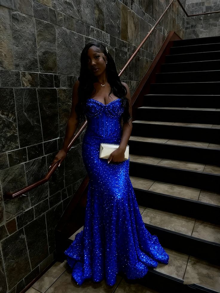 Elegantes, langes Meerjungfrauen-Abendkleid mit goldenen Pailletten und herzförmigem Ausschnitt, formelles Partykleid für Damen AB1528
