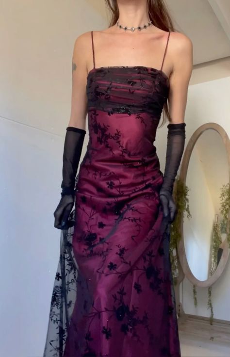 Prom Dress Mermaid Spaghetti Straps Satin With Black Gloves Floor Length Graduation Party Dress RC1058