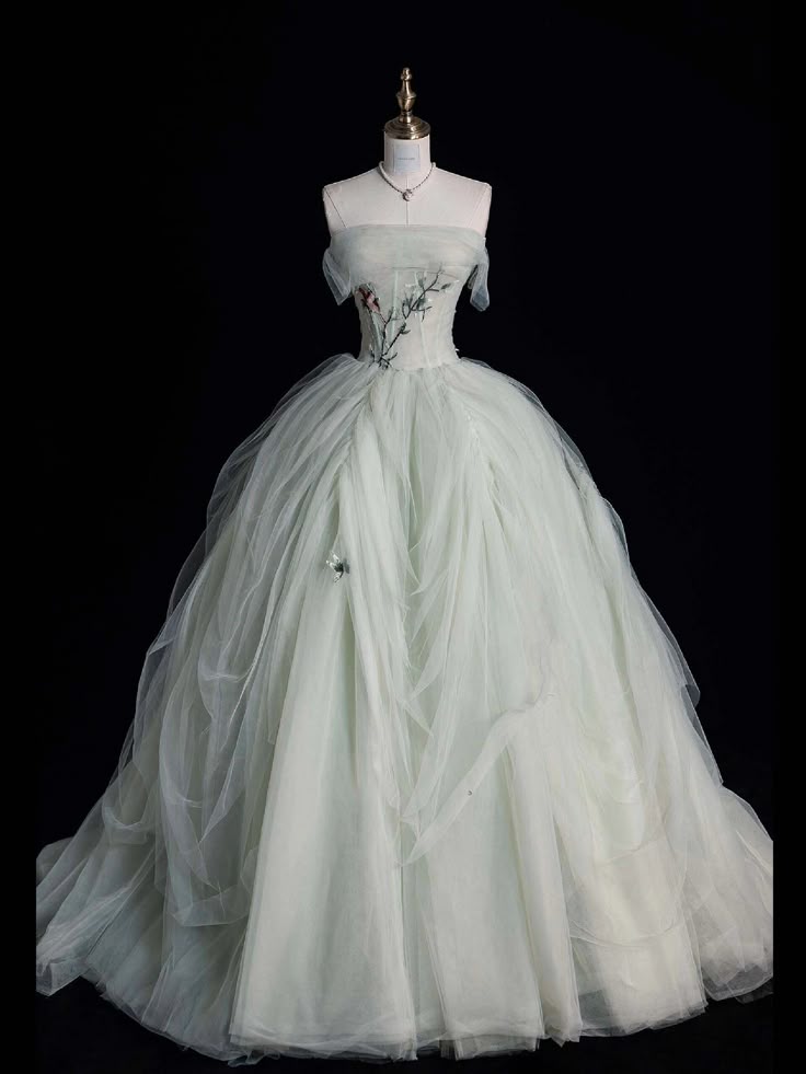 Elegantes, trägerloses Ballkleid aus Tüll mit Applikationen, langes Abendkleid für Damen, AB1491