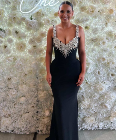 Robe de soirée sirène noire moulante élégante à décolleté cœur pour femme, longue, formelle, de bal, robe d'anniversaire pour femme de 16 ans, AB1221