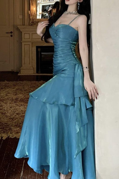 Einfaches burgunderfarbenes Meerjungfrauen-Abendkleid mit Herzausschnitt, burgunderfarbenes Partykleid AB954