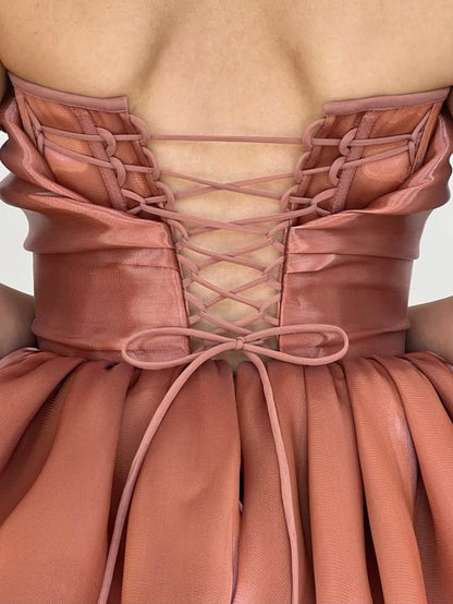 Aesthetic Hoco Photo Ideas Ball Gown Sweetheart Pink Short Homecoming Dresses Party Cocktail Hoco Outfits RB8904