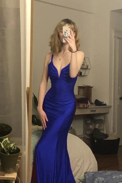 Robe de soirée longue sirène bordeaux, inspiration pour bal de promo N269