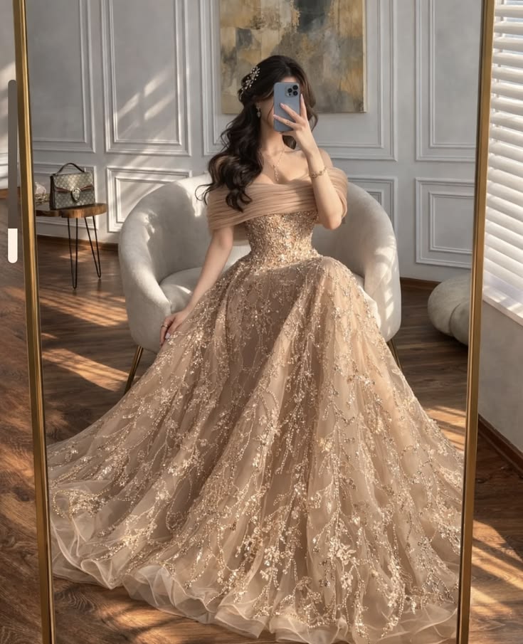 Robe de soirée simple et brillante à sequins pour femme, robe de bal trapèze à paillettes, modèle N1796