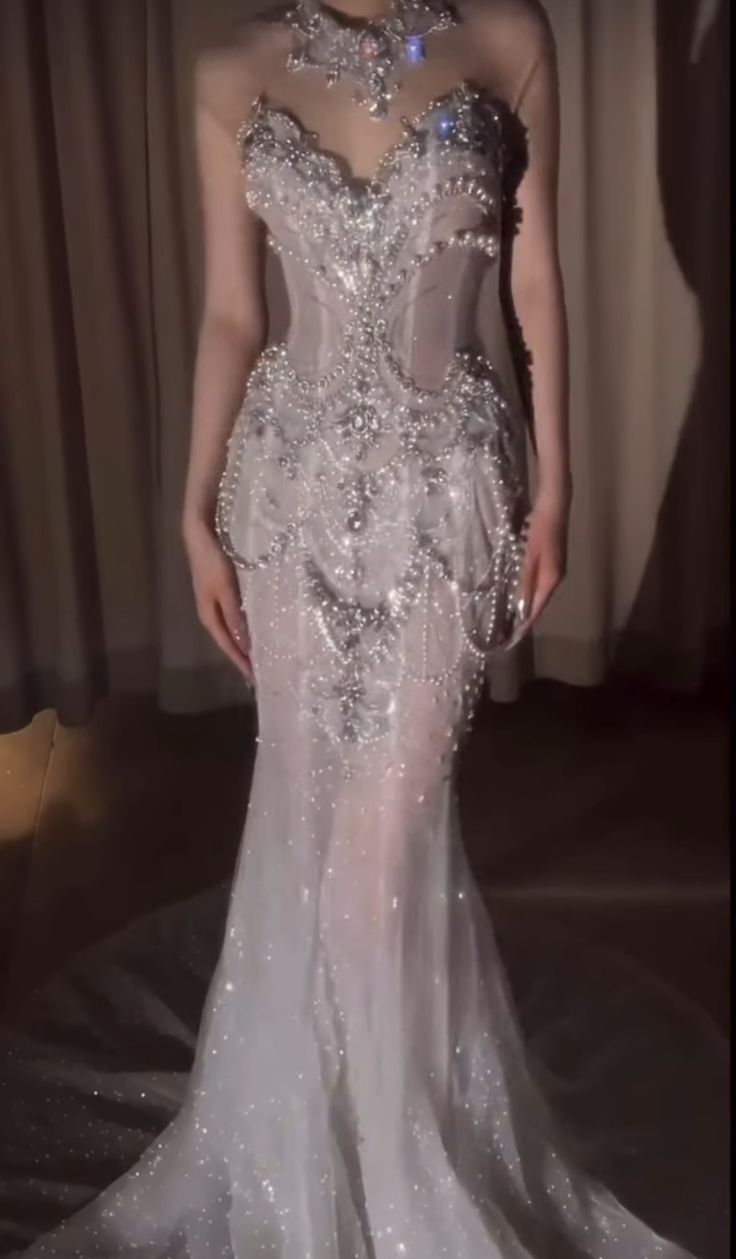 Wunderschönes Meerjungfrauen-Abendkleid aus Tüll und Perlen, langes Ballkleid, formelles Abendkleid, Partykleid AB1170