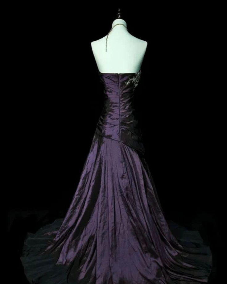 Robe de soirée longue en taffetas vert avec décolleté cœur et dentelle, robe de bal en taffetas vert N1780