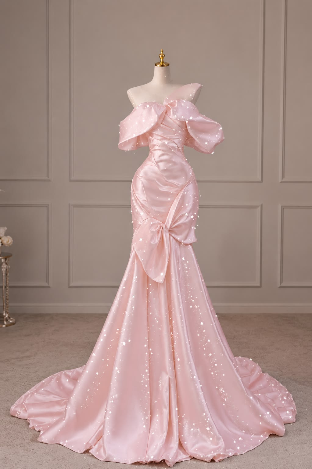 Elegant Mermaid Off The Shoulder Pink Long Prom Dresses Inspiration Party For Outfits Every Occasion Formal Gown RB8955