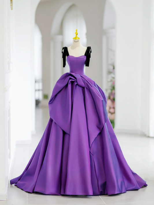 Süßes Ballkleid mit Trägern, Trauben-Langes Quinceanera-Kleid, wunderschöne Quinceanera-Kleider, Sweet 15/16-Kleid, DH2806