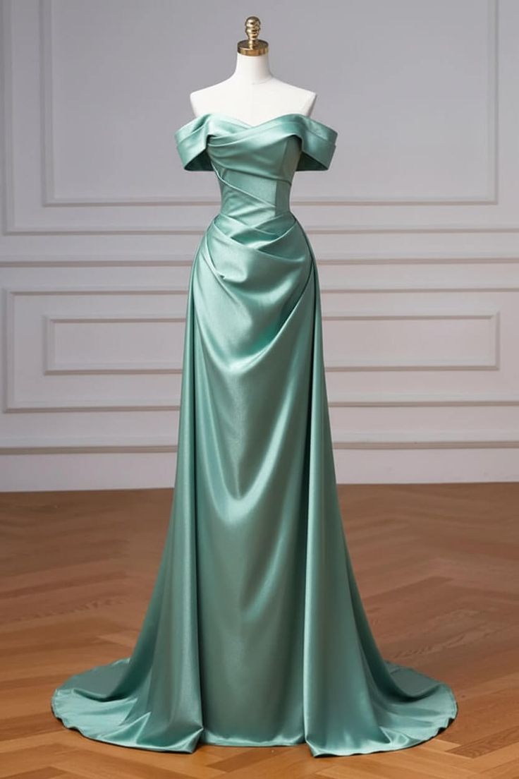 Robe de bal bleu marine à épaules dénudées et traîne amovible N1853
