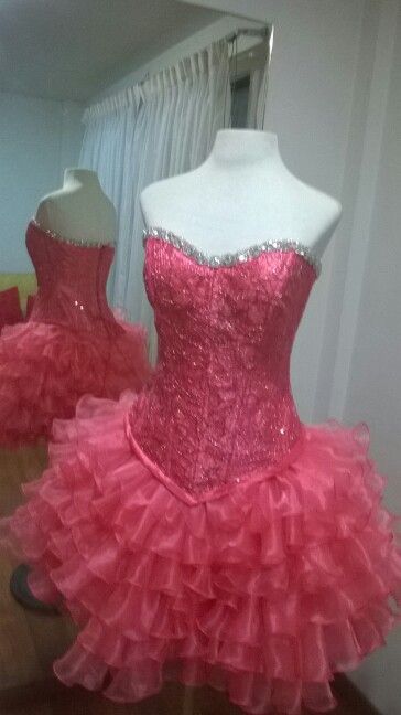 Sweet Ball Gown Sweetheart Neck Mini Birthday Party Dress Pink Homecoming Dresses RB6283