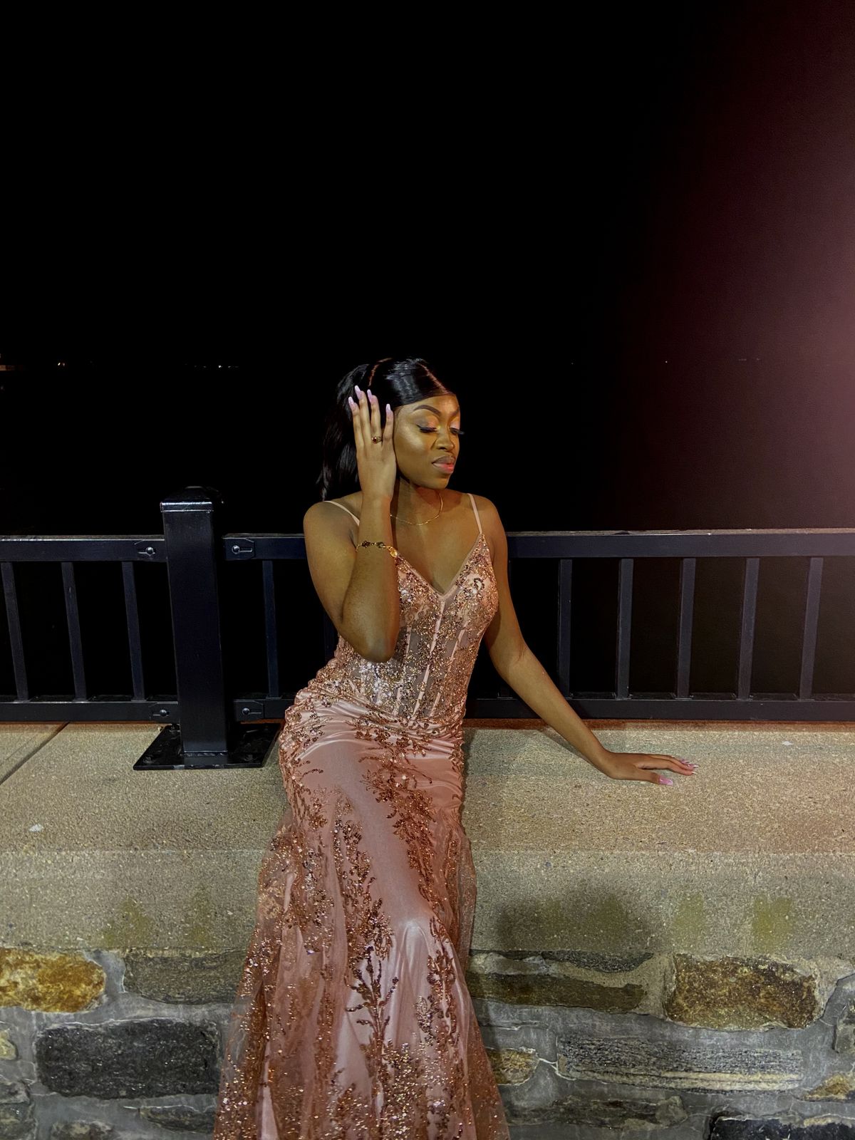 Modest Prom Dresses Mermaid Pink Spaghetti Straps Sequin For Women Long Party Evening Formal Gown RC1206