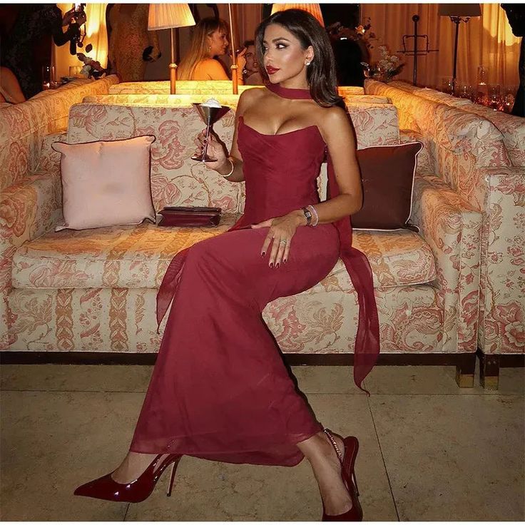 Robe de bal sirène élégante et sexy en mousseline à décolleté cœur, tenue d'invitée pour un mariage d'été formel ou un anniversaire AB2307