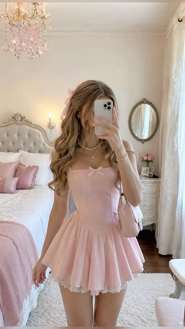 Cute Hoco Dress Spaghetti Straps A line Pink Sleeveless Short Homecoming Party Dress RB9218