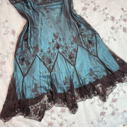 Gorgeous Vintage Exquisite Beading Spaetti Strap Homecoming Dress Evening Outfits Inspiration RB9232
