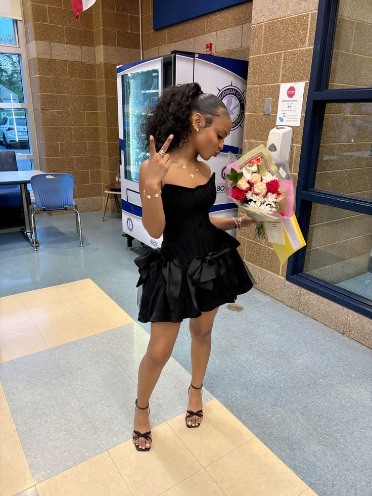Simple Ball Gown Strapless Little Little Dress Freshman 7th Grade Dance Dresses Inspo Senior Homecoming Outfit RB4759