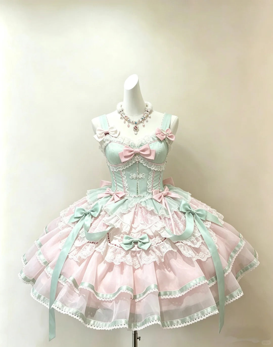 Jugendliches Ballkleid Sweetheart Pink Grün Mit Schleife Lolita Kleid Homecoming Kleider Hoco Outfit RB4684