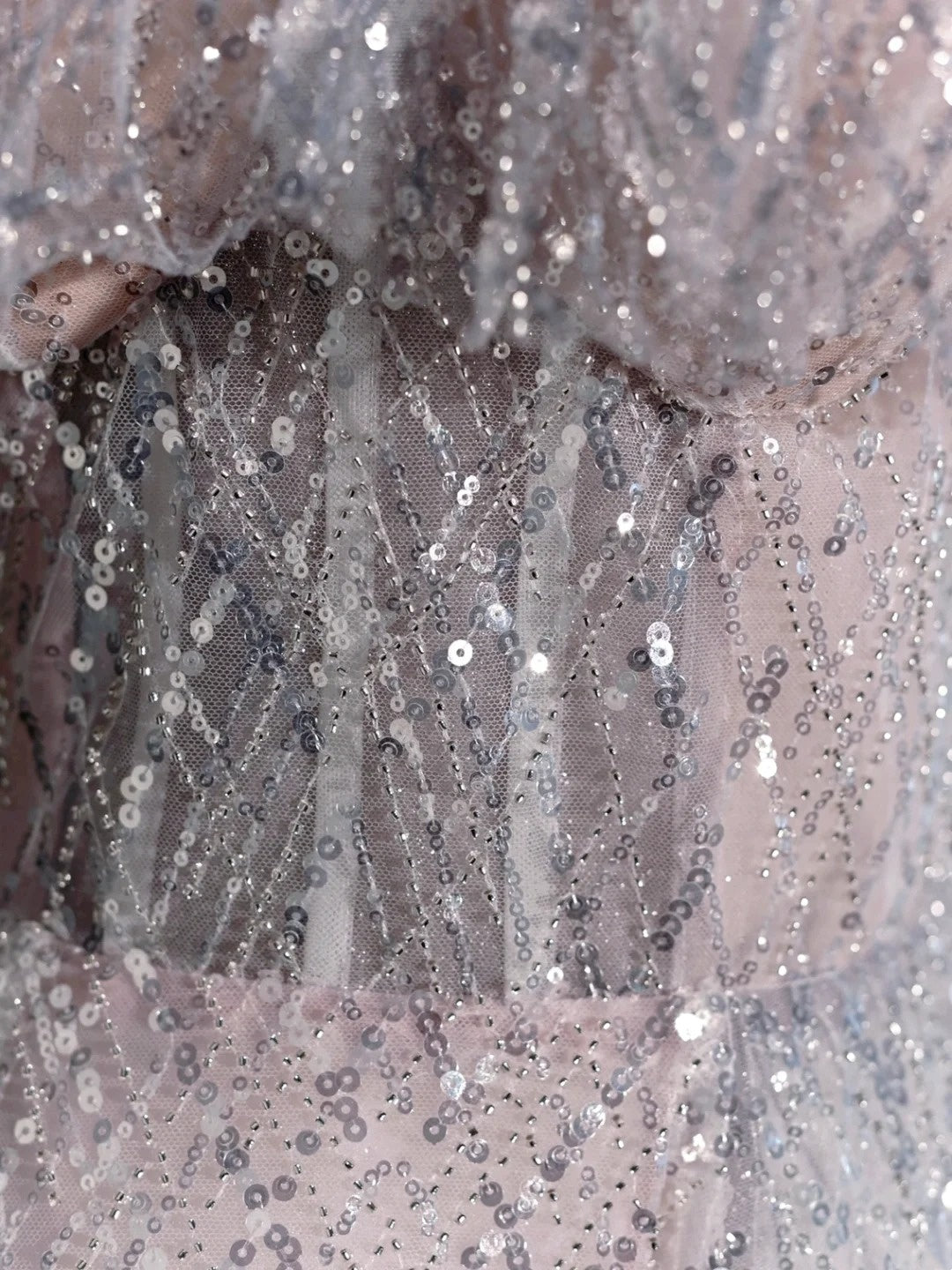 Robe de bal princesse à bretelles spaghetti bleu poudré et sequins, inspiration printemps, robe de bal longue N1237