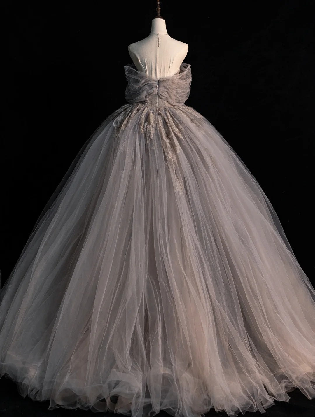 Robe de bal sobre, épaules dénudées, fourreau, longue, tenue de soirée semi-formelle N571